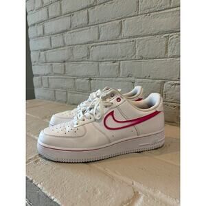 Nike Air Force 1 Low ‘07 White Leather Pink Airbrush